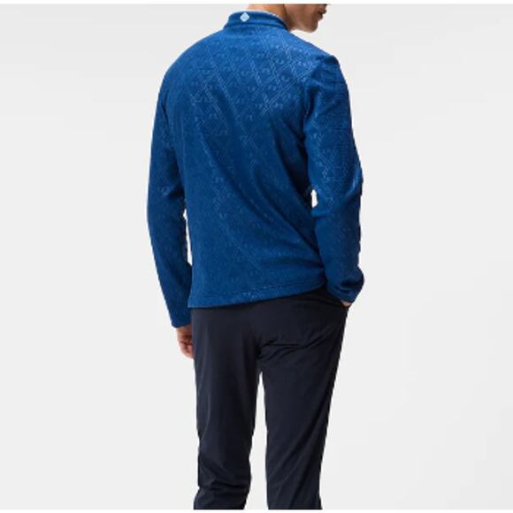 J.Lindeberg Estate Blue Drumstick Mid Layer Sweater XL - Picture 2 of 14